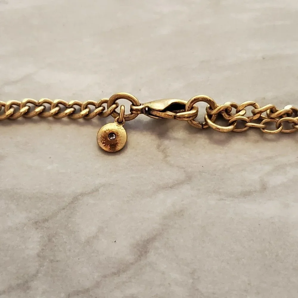 ✨ J.Crew Rhinestone Crystal Cluster Statement Bridal Wedding Necklace ✨ - Picture 3 of 14